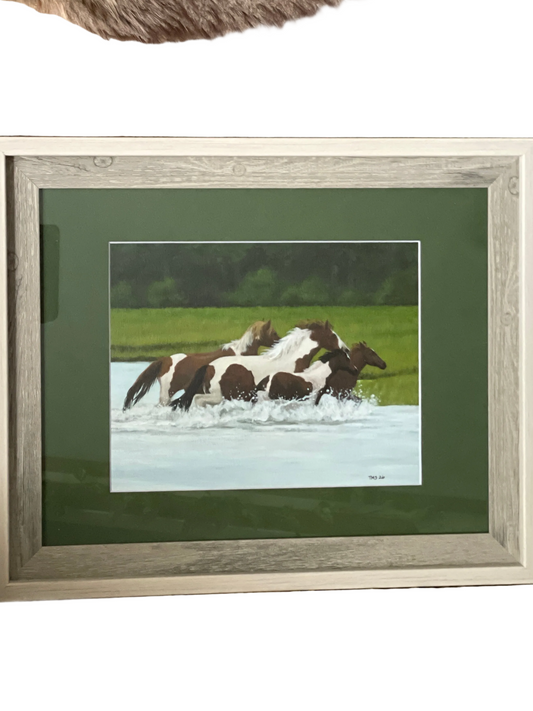 Ponies Splashing