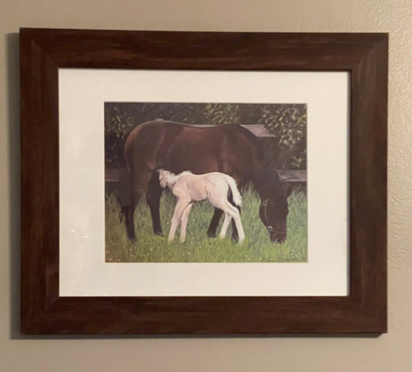 "Mama and Baby" 8 x 10 Framed Print