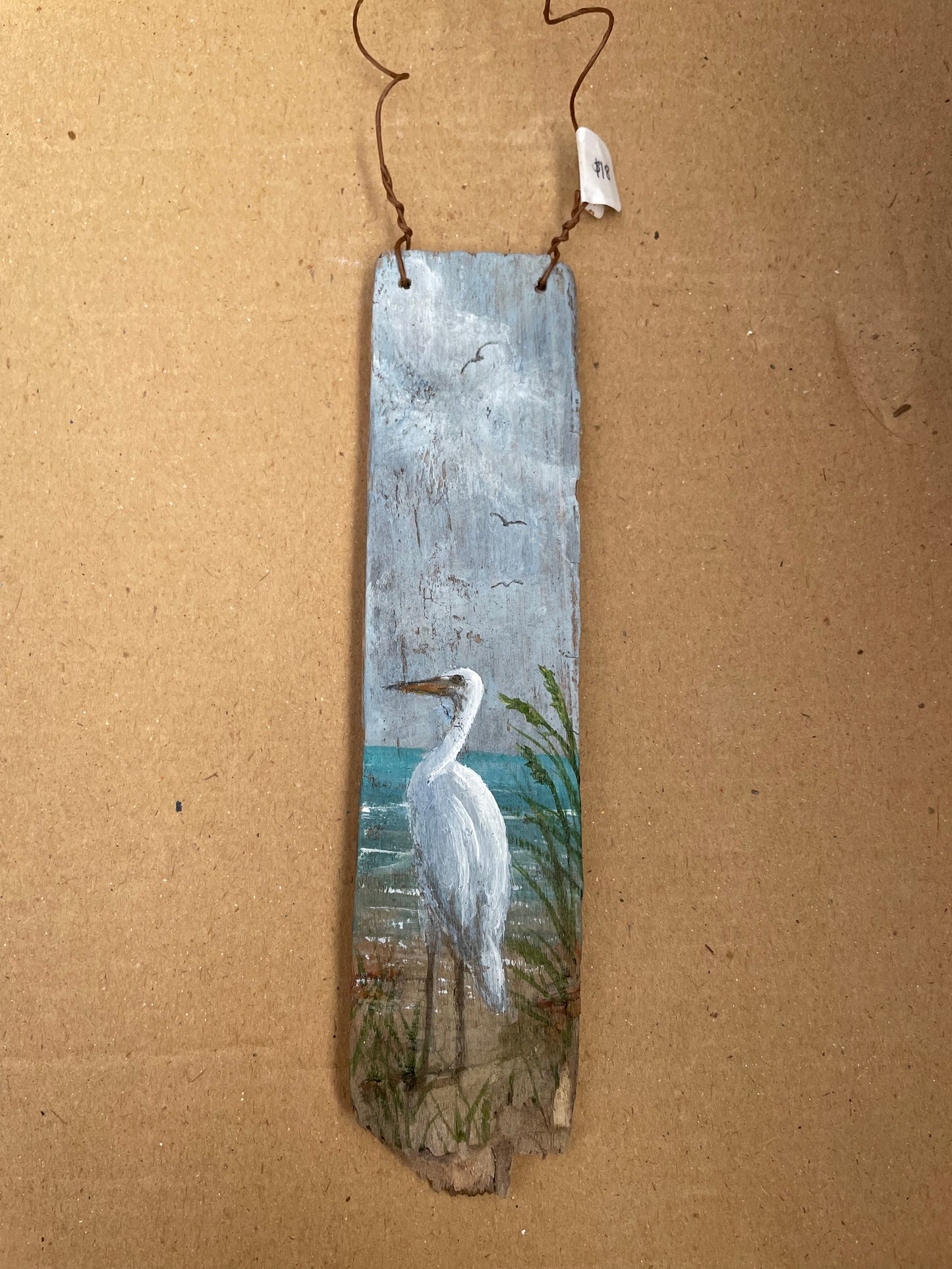 Ornament-Decor White Egret