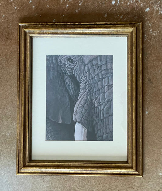 "Elephant" 8 x 10 Framed Print