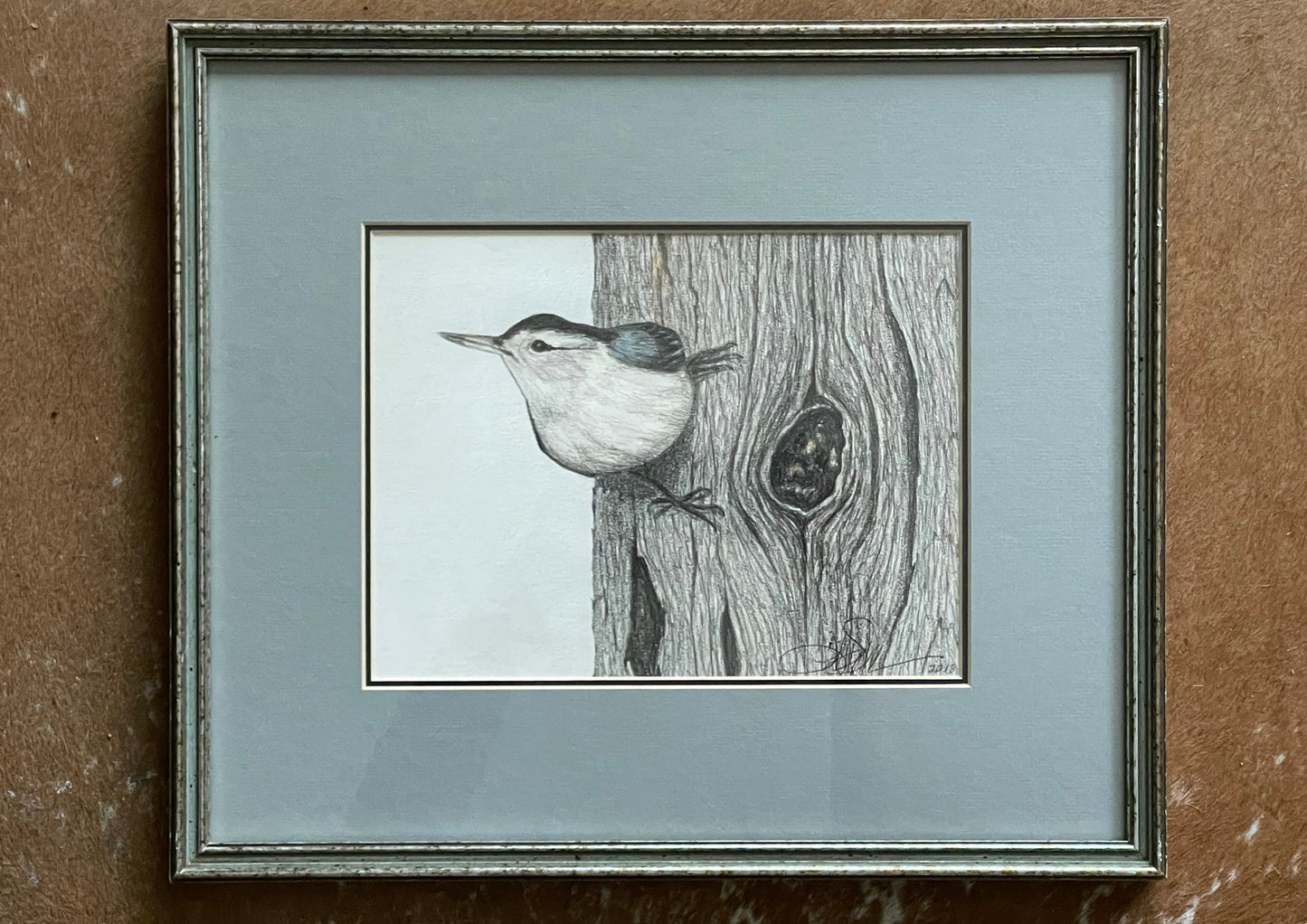 "Nuthatch" 8 x 10 Original